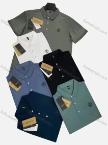 Wholesale Men's Casual 100% Cotton Plain Labelled Short Sleeve Polo Shirt 604#, LIUHUA CLOTHING WHOLESALE