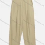 Wholesale Women's Casual Plain High Waist Wide Leg Ankle Length Pants 8036-2# preview