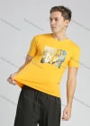 Wholesale Men's Cotton Round Neck Short Sleeve Slogan Graphic T-Shirt - Liuhuamall