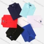 Wholesale Unisex Casual Slim Fit Short Sleeve Button Front Plain Polo Shirts preview