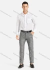 Wholesale Men's Slim Fit Flat Front Dress Pants - Liuhuamall