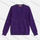 Wholesale Women's Plain V Neck Round Neck Long Sleeve Pullover Sweater 9202# Dark lavender Wholesale Clothing Market & Suppliers -LIUHUAMALL