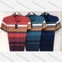 Wholesale Men's Causal Striped Patch Pocket Short Sleeve Polo Shirt preview