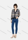 Wholesale Women's Vintage V Neck Button Down Long Sleeve Sweater Knit Cardigan - Liuhuamall