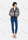 Wholesale Women's Vintage V Neck Button Down Long Sleeve Sweater Knit Cardigan - Liuhuamall