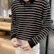 Wholesale Men's Casual Striped Long Sleeve Knit Slim Fit Polo Shirt Custom Color Clothing Wholesale Market Liuhua