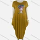 Wholesale Women's African Plus Size Figure Print Crew Neck Short Sleeve Pockets Loose Fit Dress 8805# 10# Clothing Wholesale Market Liuhua