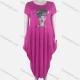 Wholesale Women's African Plus Size Figure Print Crew Neck Short Sleeve Pockets Loose Fit Dress 8805# 63# Clothing Wholesale Market Liuhua