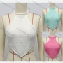 Wholesale Women's Fashion Halter Plain Crop Plain preview