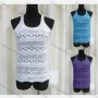 Wholesale Women's Casual Round Neck Sleeveless Mesh Plain Knit Vest preview