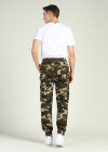 Wholesale Men's  Plus Size Camo Print Flap Pockets Drawstring Cargo Pants - Liuhuamall
