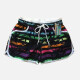 Women's Vacation Contrast Tropical Print Drawstring Beach Shorts 1# Clothing Wholesale Market -LIUHUA