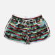 Women's Vacation Contrast Tropical Print Drawstring Beach Shorts 5# Clothing Wholesale Market -LIUHUA