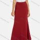 Wholesale Women's Casual Plain High Waist Elastic Waist Maxi Skirt Red Guangzhou Clothing Wholesale Market & Suppliers -LIUHUAMALL