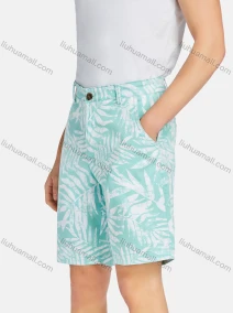 Wholesale Men's Casual Leaf Print Shorts YXNW-SHCTPT-30#, LIUHUA CLOTHING WHOLESALE