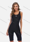 Wholesale Women's Athletic Cutout Back One Piece Kneeskin Professional Swimsuit - Liuhuamall