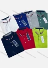 Wholesale Men's Casual Plain Short Sleeve Polo Shirt - Liuhuamall