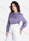 Wholesale Women's Casual Floral Print Lapel Long Sleeve Pearl Decor Button Down Shirt V2841# - Liuhuamall
