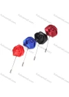 Wholesale Men's Fashion Plain Satin Flower Boutonniere With Pin For Suit - Liuhuamall