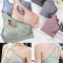 Wholesale Women's Bascis Plain Hollow Out One Shoulder Longline Bra 6873-6# preview