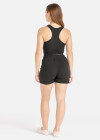 Wholesale Women's Summer Racerback Crop Top&Shorts Sportwear Set - Liuhuamall