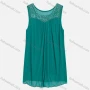 Wholesale Women's Casual Rhinestone Decor Embroidery Lace Appliques Tank Top preview
