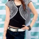 Wholesale Women's Casual Plain V Neck Cap Sleeve Hollow Out Crop Cardigan 12# 503# Clothing Wholesale Market Liuhua