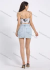 Wholesale Women's Casual Spaghetti Strap Tie Dye Print Crop Cami Top - Liuhuamall