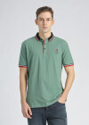 Wholesale Men's Cotton Plain Short Sleeve Embroidery Contrast Collar Polo Shirt - Liuhuamall