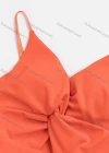 Wholesale Women's Boho Plain Twist Crop Cami Top & Pant Sets - Liuhuamall