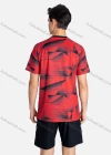Wholesale Men's Sporty Crew Neck Breathable Geo Print Quick Drying T-shirts - Liuhuamall