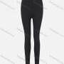 Wholesale Women's Sporty Side Rhinestone Striped Pattern Training Leggings preview