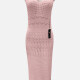 Women's Vacation Plain Hollow Out Semi-Sheer Tassel Cami Cover Up Dress J2443# 525# Clothing Wholesale Market -LIUHUA