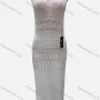 Wholesale Women's Vacation Plain Hollow Out Semi-Sheer Tassel Cami Cover Up Dress J2443# preview