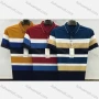 Wholesale Men's Causal Striped Patch Pocket Short Sleeve Polo Shirt preview