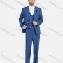 Wholesale Men's Business Lapel One Button Plain Suit Jacket With Waistcoat 3 Piece Set preview