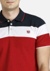 Wholesale Men's Colorblock Short Sleeve Polo Shirt - Liuhuamall