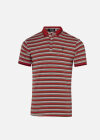 Wholesale Men's Casual Label Print Striped Embroidery Polo Shirt - Liuhuamall
