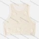 Wholesale Women's Casual Hollow Out 3D-Floral Crop Tank Cover Up Top 626# Ivory Clothing Wholesale Market Liuhua