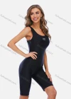 Wholesale Women's Athletic Cutout Back One Piece Kneeskin Professional Swimsuit - Liuhuamall