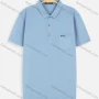 Wholesale Men's Short Sleeve Embroidered Letter Pocket Casual Polo Shirt preview