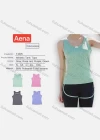 Wholesale Women's Athletic Training Yoga Racerback Crew Neck Sports Tank Top - Liuhuamall