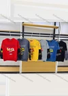 Wholesale Boys Round Neck Black Stripes Sleeves Print Sweatshirt - Liuhuamall