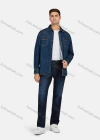 Wholesale Men's Casual Regular Fit Flat Front Distressed Jeans - Liuhuamall