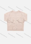 Wholesale Baby's Plain Long Sleeve Round Neck Button Front Sweater Cardigan - Liuhuamall