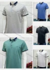 Wholesale Men's Casual Plain Labeled Short Sleeve Polo Shirt 23888# - Liuhuamall