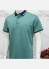 Wholesale Men's Casual Plain Labeled Short Sleeve Polo Shirt 23888# - Liuhuamall