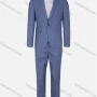 Wholesale Men's Formal Plain One Button Pockets Lapel Slim Fit Blazer & Trousers 2 Piece Sets preview