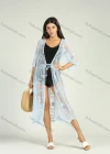 Wholesale Women's Vacation Plain Applique Lace Bikini Cover Up Caidgan - Liuhuamall