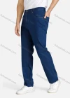 Wholesale Men's Casual Straight Leg Zipper Fly Multiple Pockets Plain Jeans - Liuhuamall